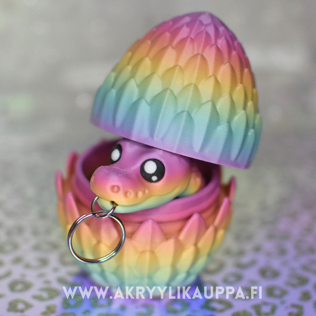 Flexi Käärme avaimenperä + Muna