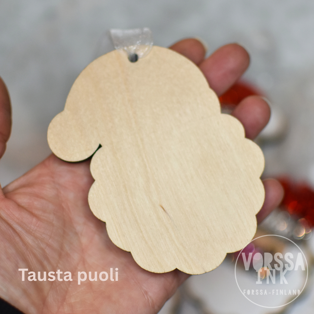 Joulupukki Joulukoriste Omalla tekstillä