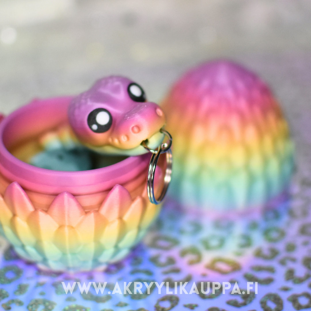 Flexi Käärme avaimenperä + Muna