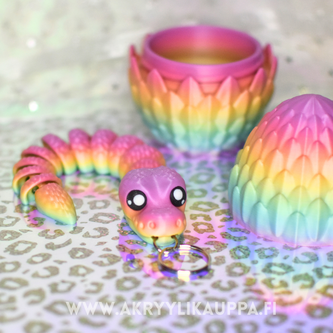 Flexi Käärme avaimenperä + Muna